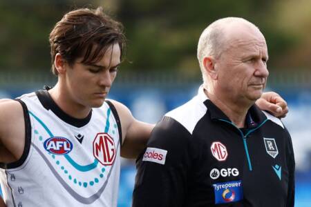 Connor Rozee comes to the defence of Ken Hinkley after ‘challenging’ fortnight