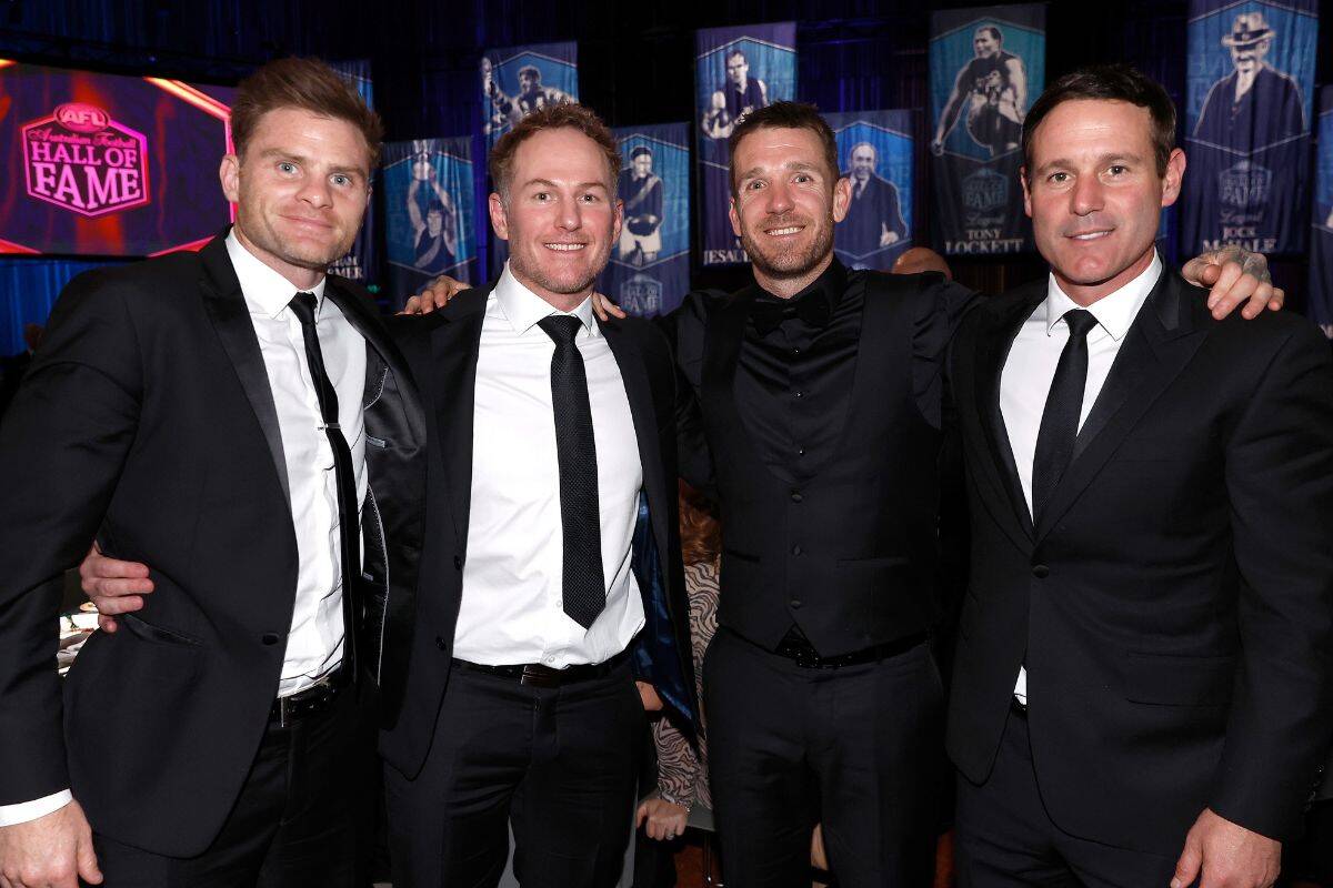 Article image for Dane Swan lifts lid on who performed well from the ‘rat-pack’ in the celebrations after the Hall of Fame!