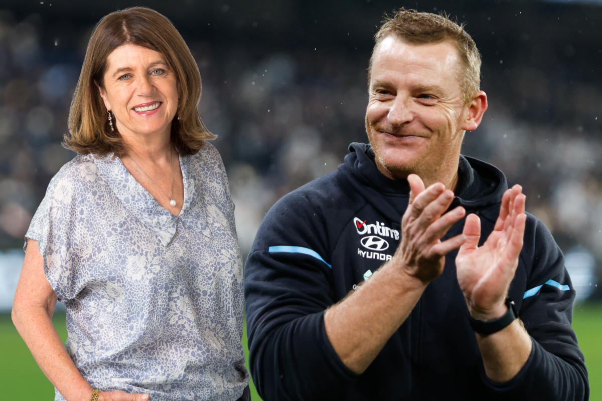 Article image for Caroline Wilson thinks Michael Voss has ‘come into his own as a coach.’