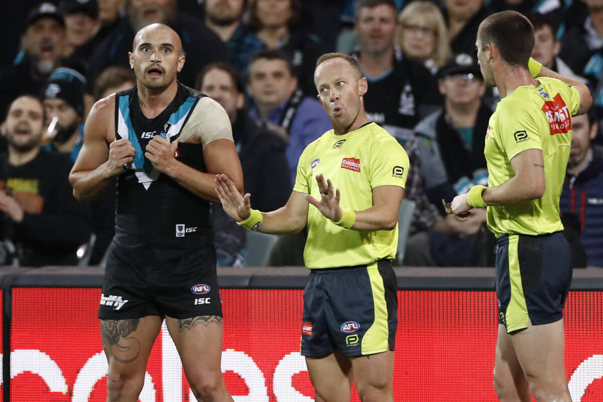 Article image for ‘It’s not a popularity contest’: Retiring umpire ‘Razor Ray’ on the role of AFL umpires