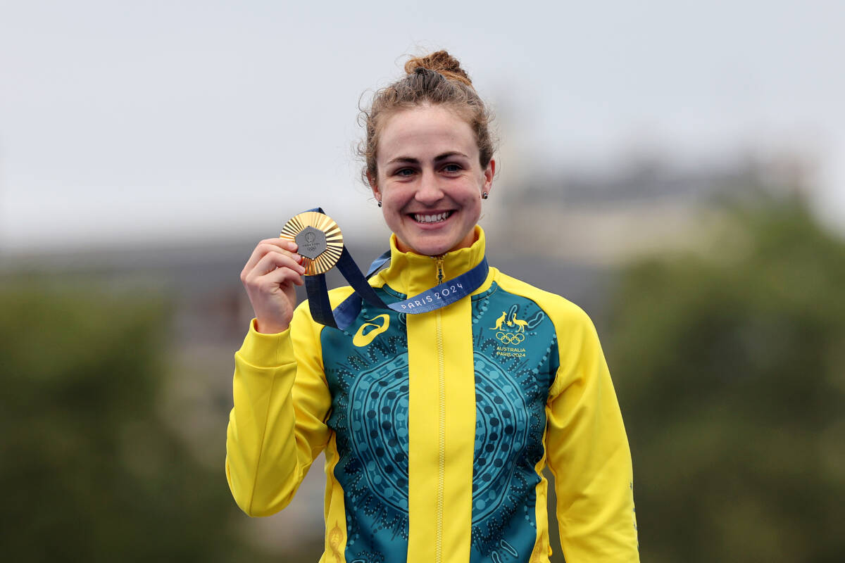 Article image for ‘Bit surreal’: Grace Brown in shock after winning Australia’s first Paris Olympics gold medal