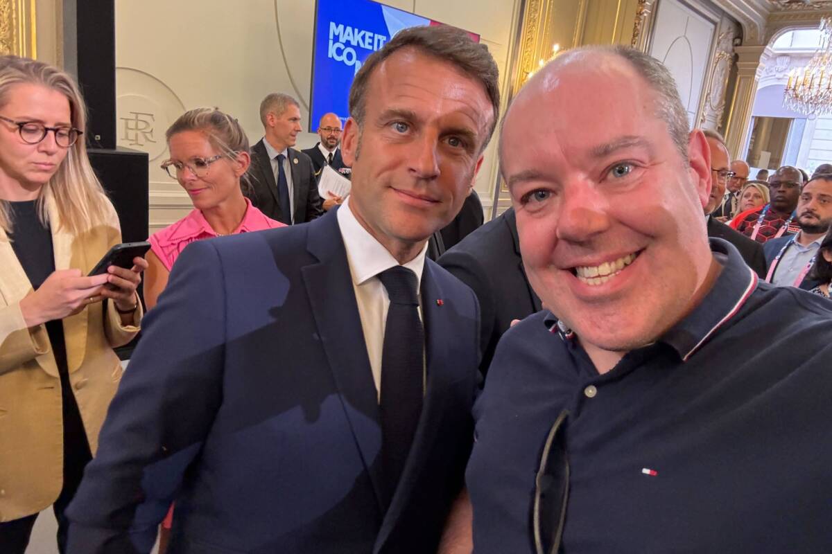 Article image for ‘That is fantastic’: How Shane McInnes met the French president!