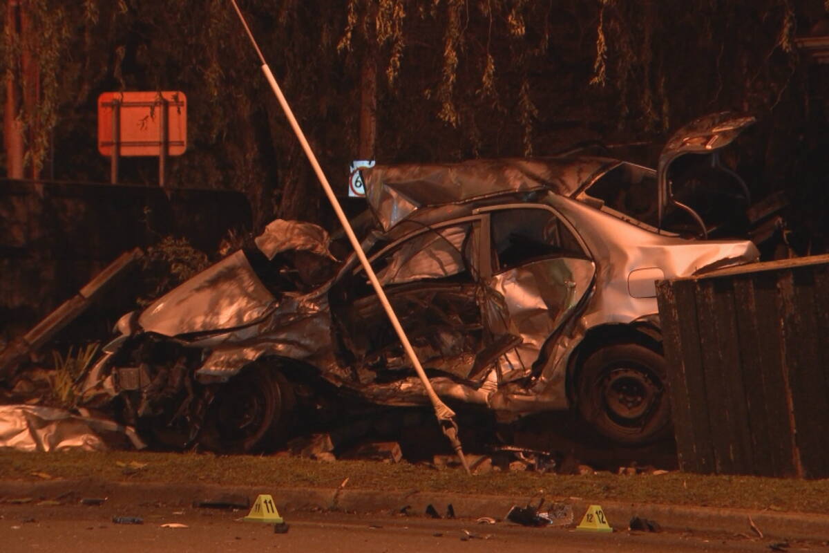 Article image for Three teenagers charged following fatal Burwood crash