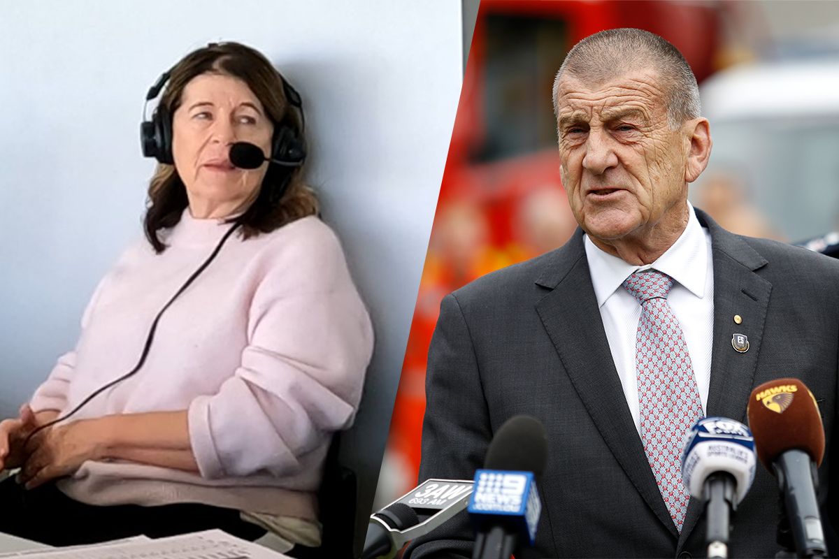 Article image for ‘Bring it on’: Caroline Wilson and Jeff Kennett clash over Sam Mitchell’s appointment at Hawthorn