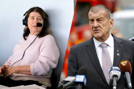 ‘Bring it on’: Caroline Wilson and Jeff Kennett clash over Sam Mitchell’s appointment at Hawthorn