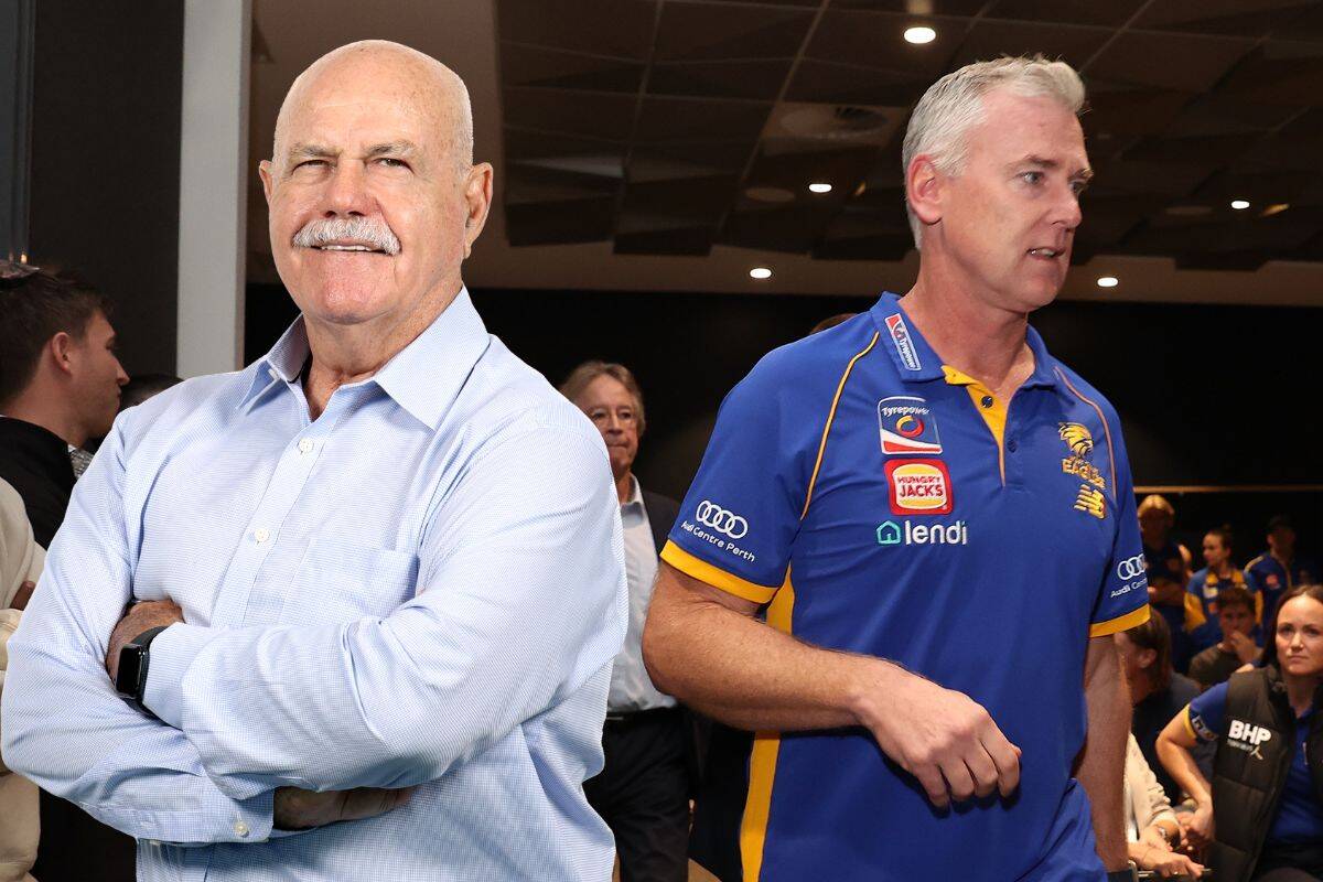 Article image for Who West Coast would have to ‘headhunt’ to replace Adam Simpson according to Leigh Matthews