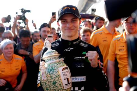 ‘What a moment’: Melbourne-born Oscar Piastri notches up first Formula One victory!