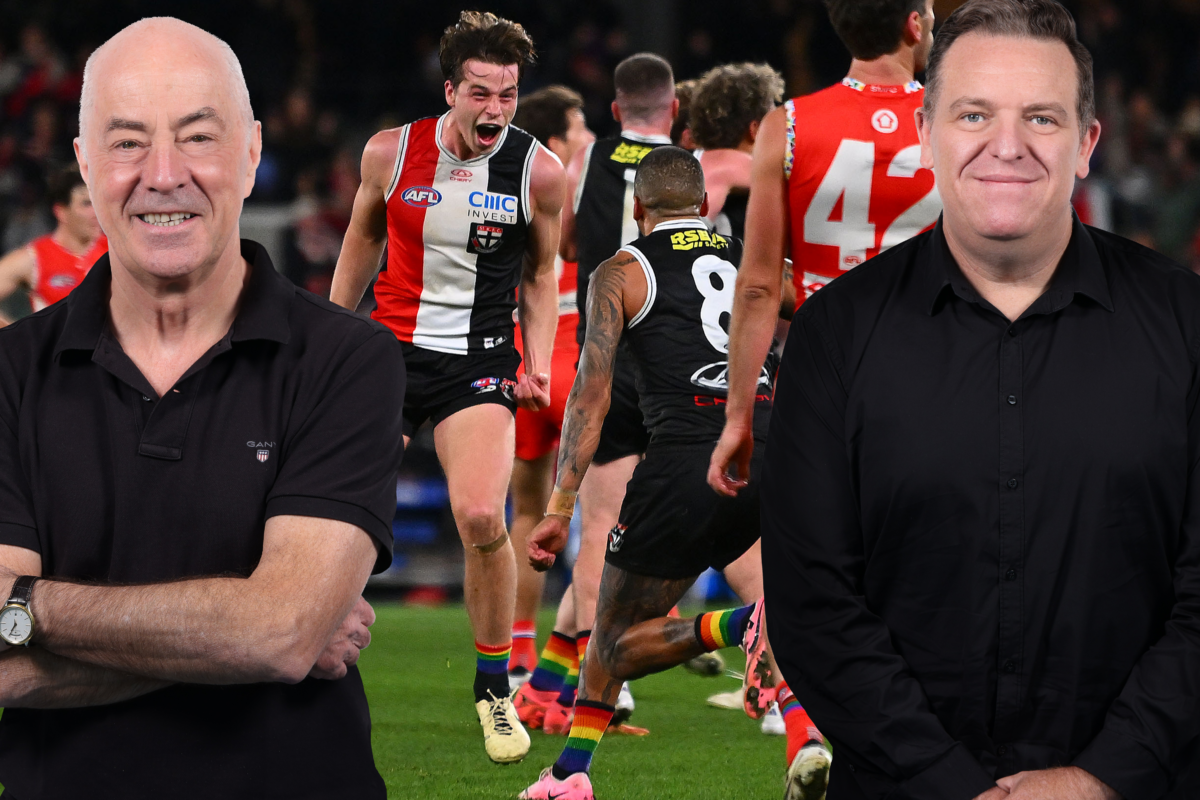 Article image for ‘A heavenly miracle!’: Tim Lane and Matt Granland call of the last five minutes of St Kilda’s upset victory