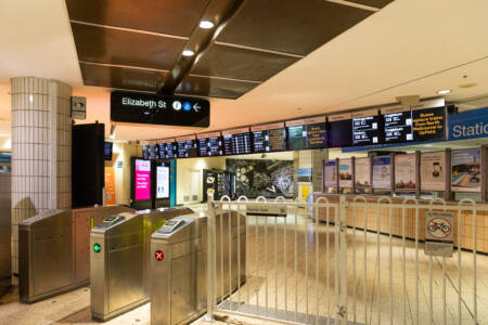 Security guard assaulted by four youths at Melbourne Central station