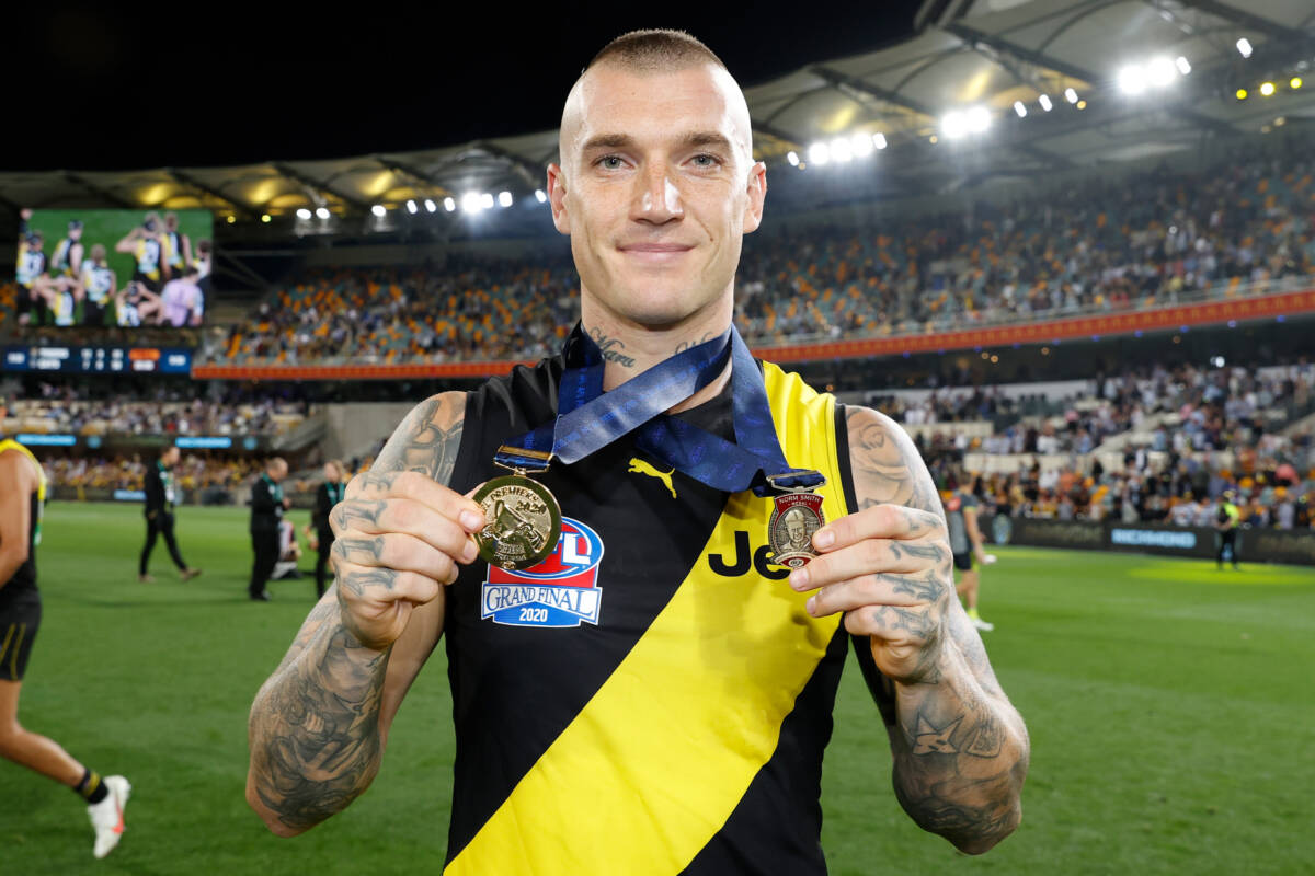 Article image for Richmond legend Dustin Martin has announced his retirement