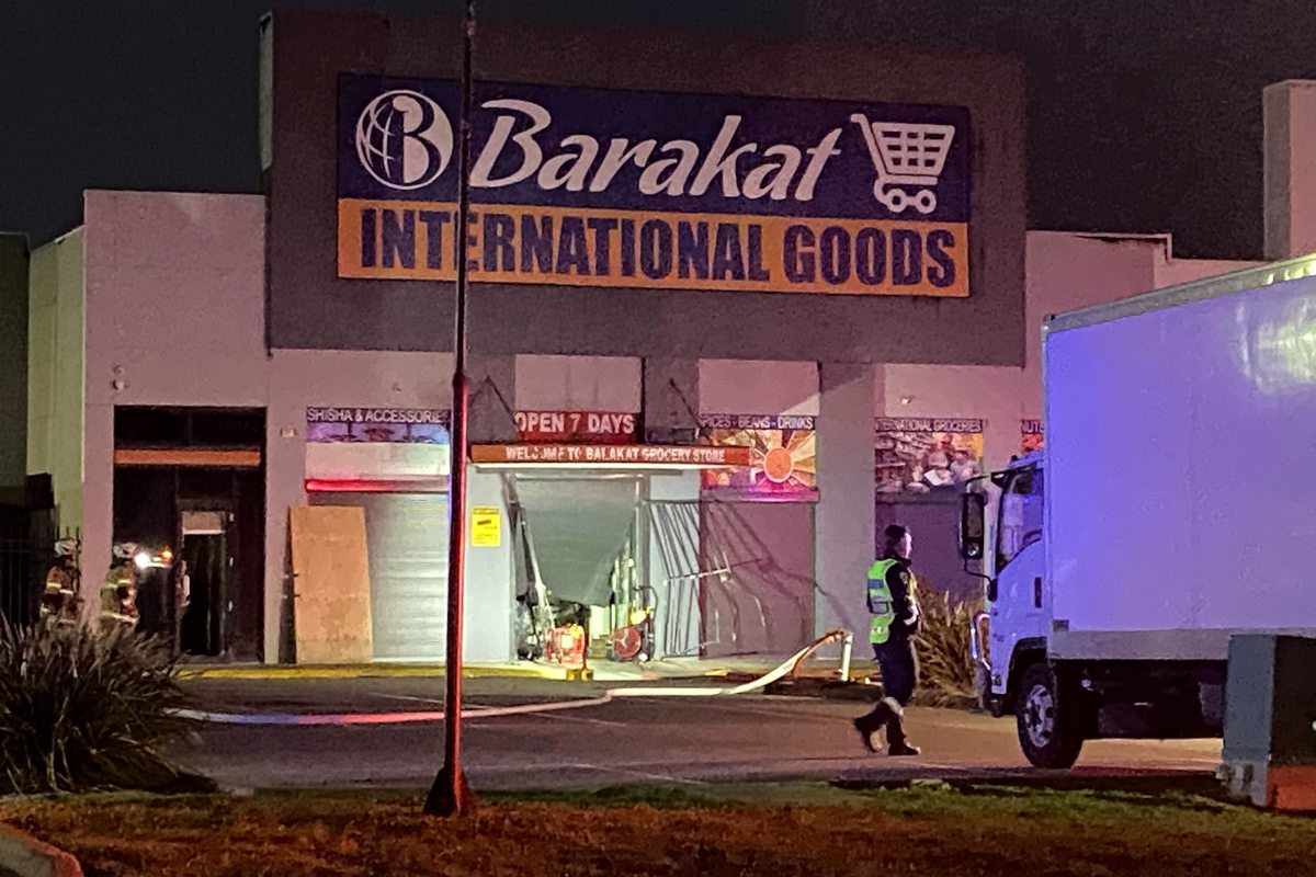 Article image for Supermarket firebombed in suspicious early morning attack