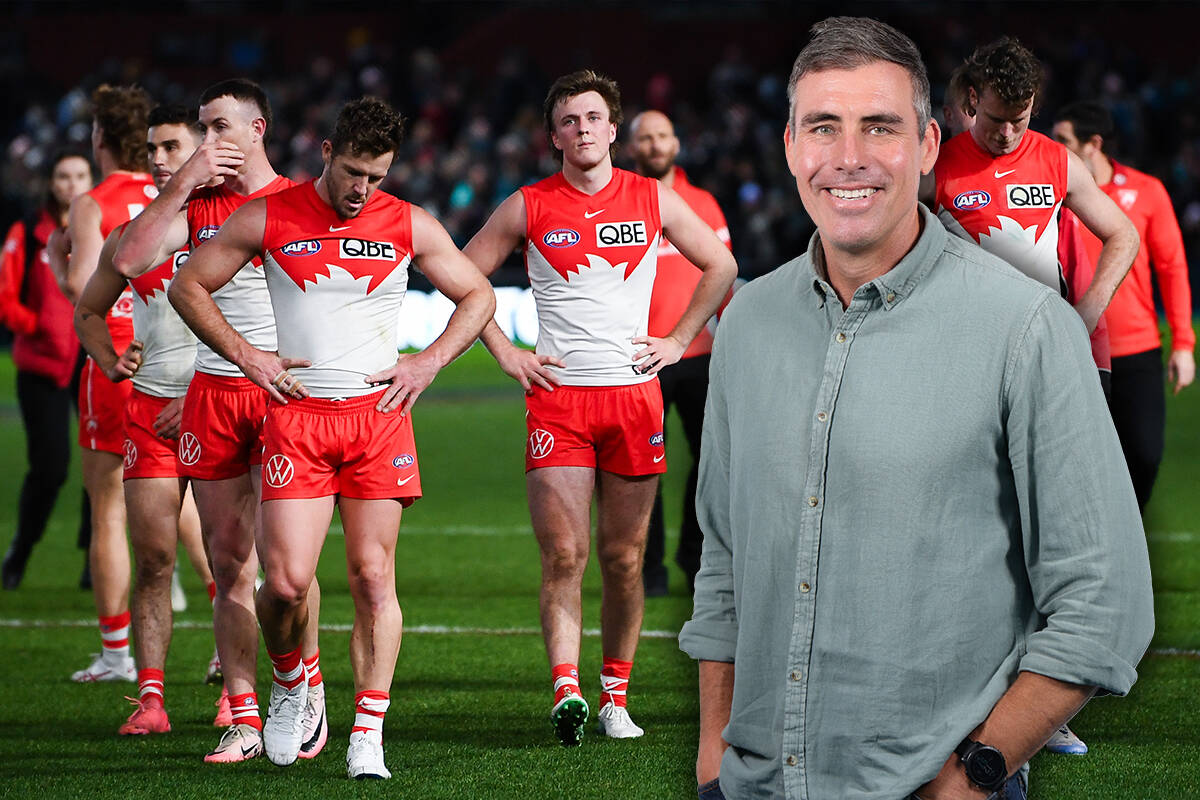 Article image for Matthew Richardson thinks it will be hard for Sydney to get their ‘mojo’ back at this stage of the season