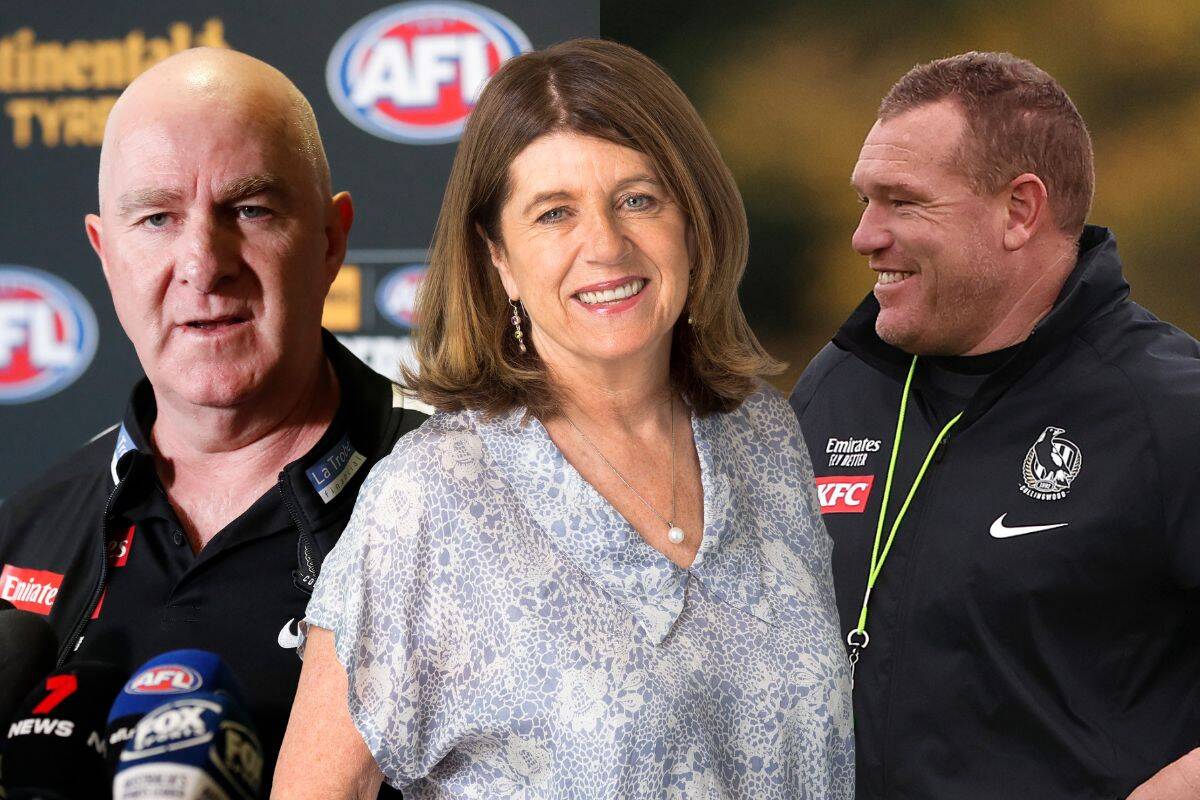 Article image for Caroline Wilson’s latest mail on the future of Graham Wright and Justin Leppitsch at Collingwood