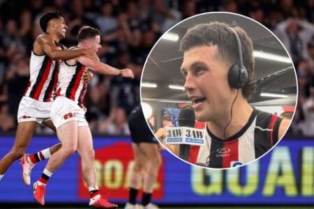 ‘So clutch’: Rowan Marshall’s high praise for Jack Higgins after his heroics against the Blues!