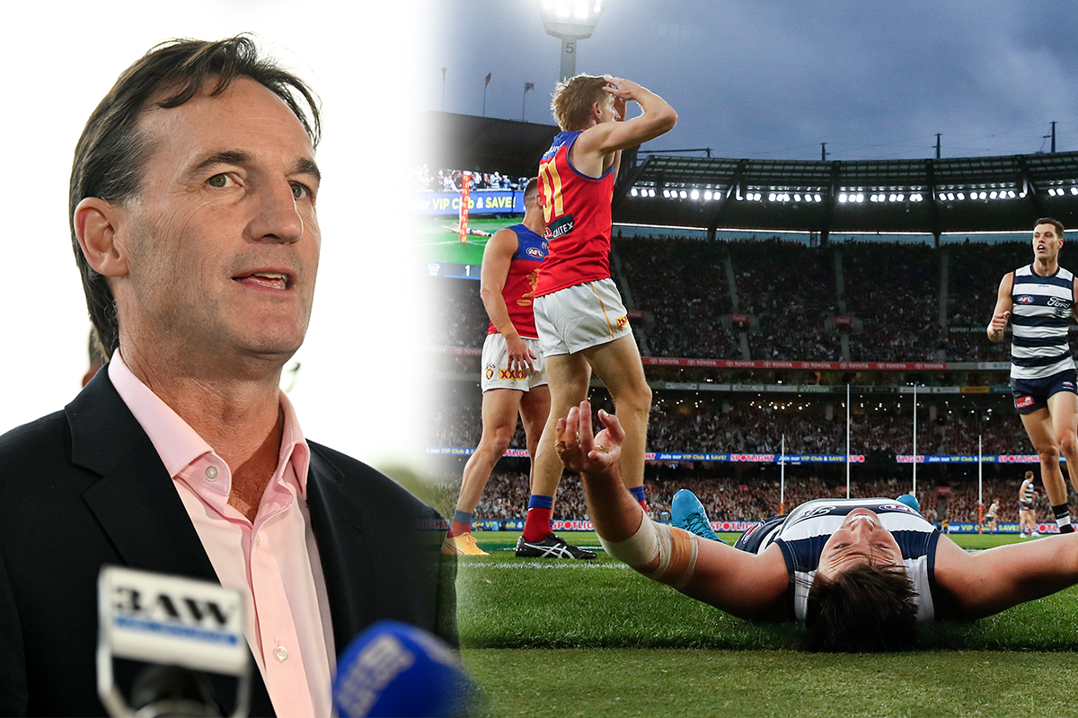 Article image for Andrew Dillon questioned on whether the AFL Grand Final start time will be changed