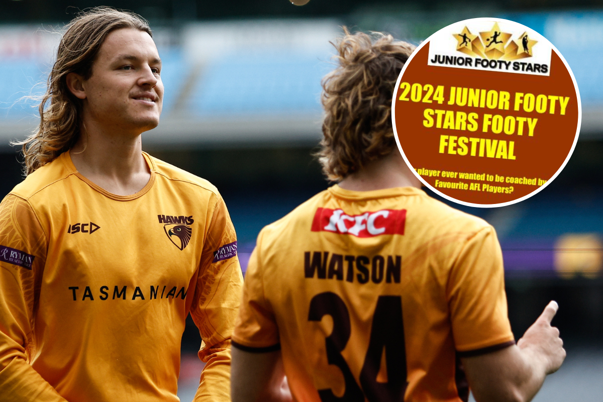 Article image for Hawthorn duo’s no-show at footy clinic leaves kids ‘absolutely heartbroken’