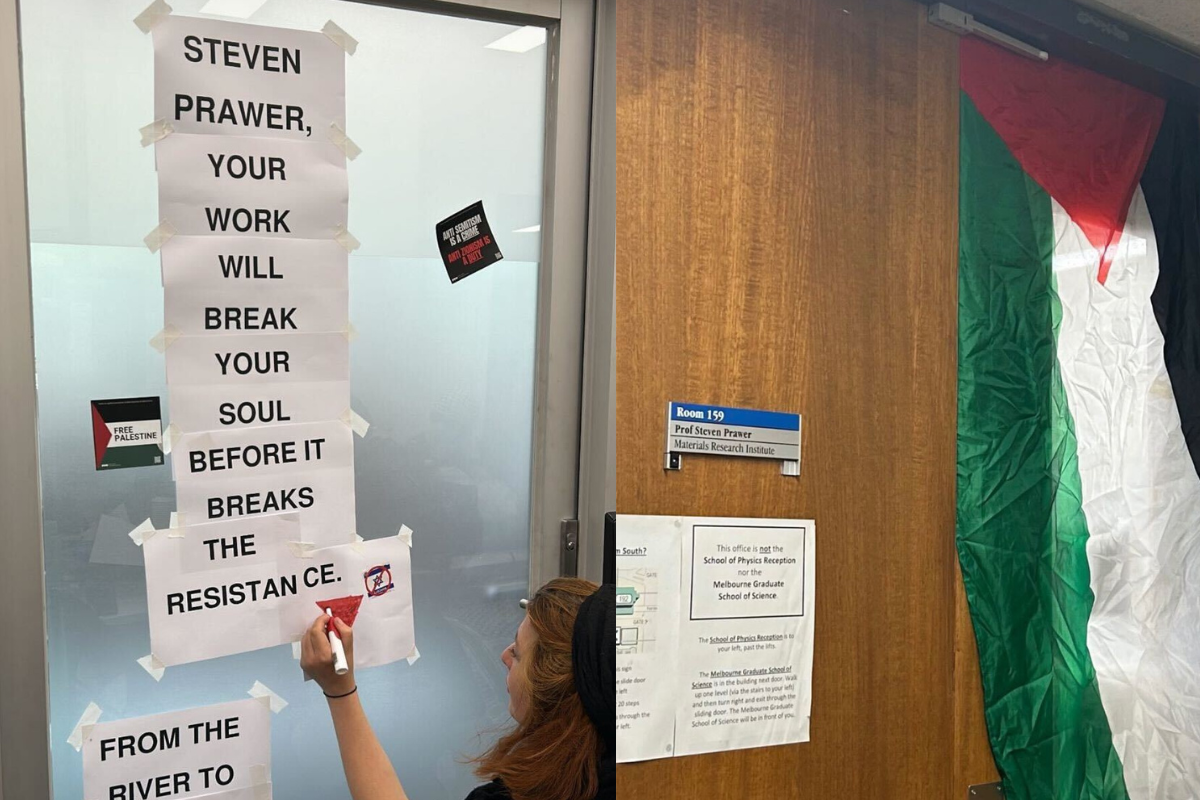 Article image for ‘Absolutely shocking’: Pro-Palestine protestors slammed after attack on Jewish professor’s office