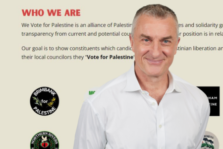 Why Tom Elliott is ‘angry’ with one Palestinian advocacy group