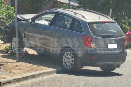 Car hits tree outside Caroline Springs school