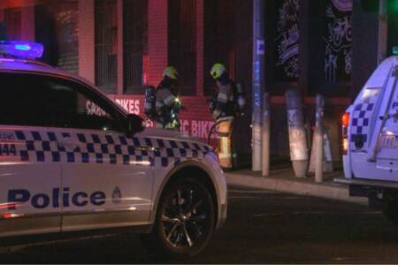 Wild scenes in Melbourne’s inner-north with offender fleeing fiery ram raid with arm on fire