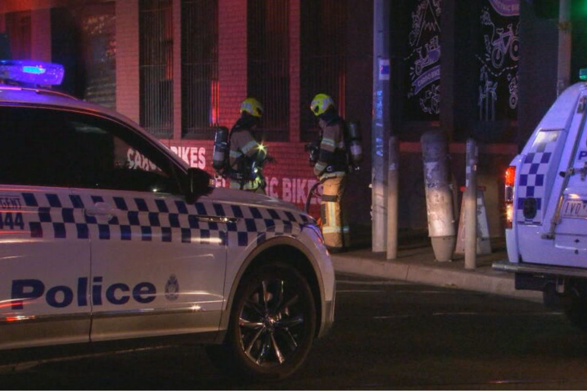 Article image for Wild scenes in Melbourne’s inner-north with offender fleeing fiery ram raid with arm on fire