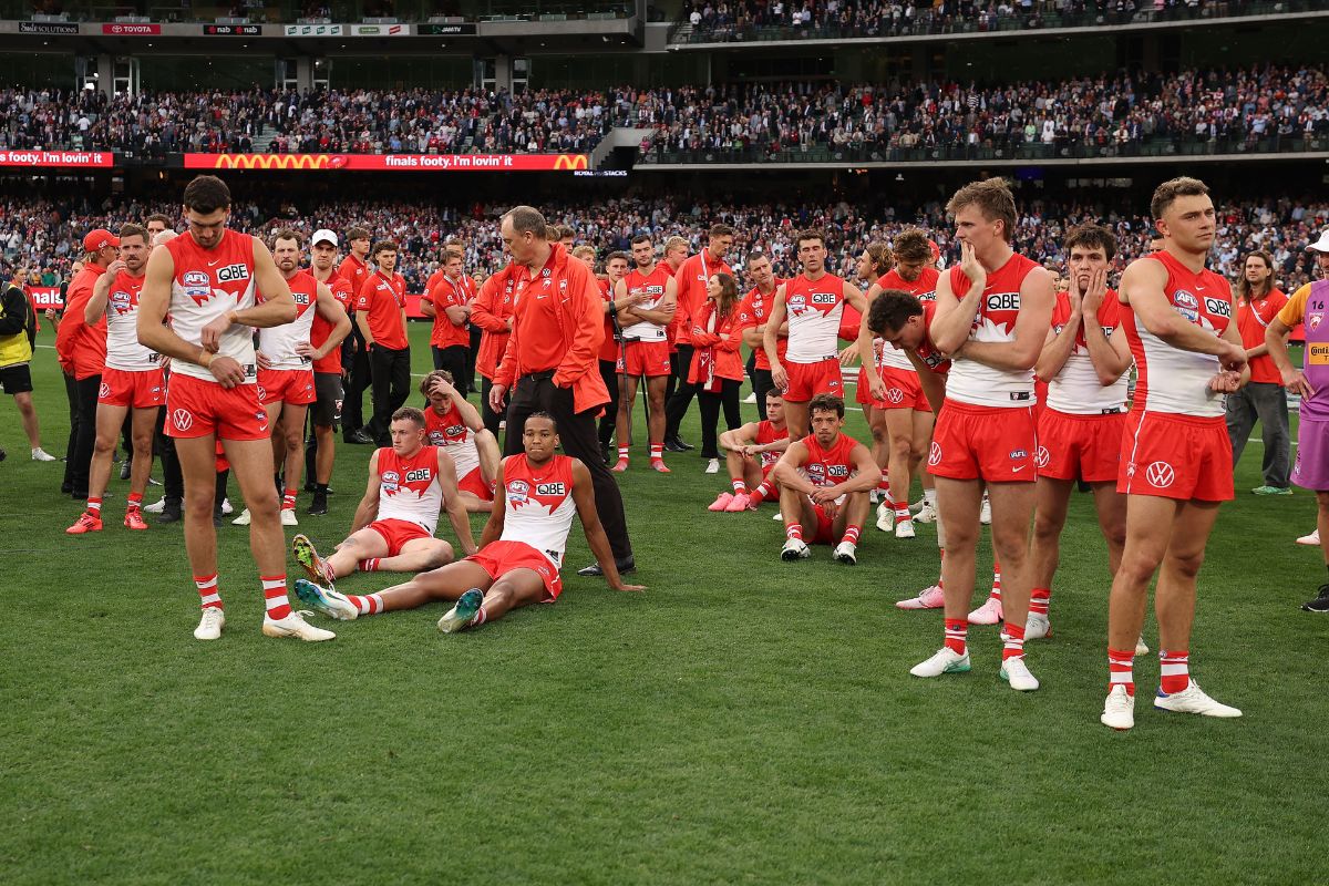 Article image for Performance psychologist weighs in on Sydney’s capitulation in the AFL Grand Final