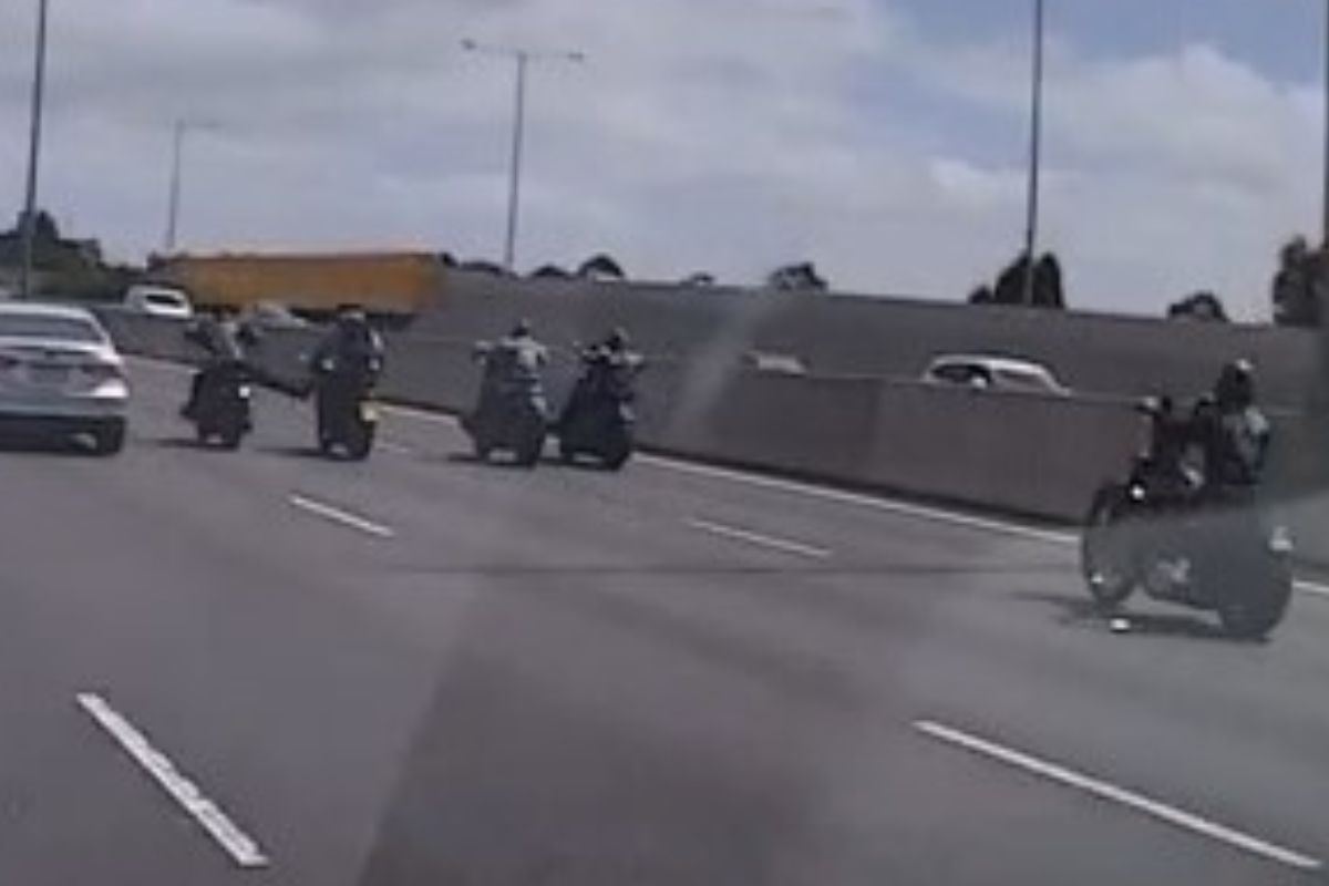 Article image for ‘Disturbing’: Motorbike rider attacked by five Mongols bikies on the Monash Freeway