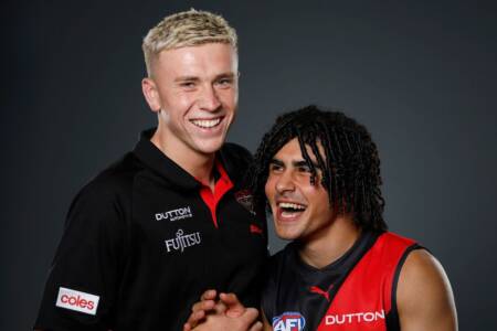 New Essendon recruit speaks on his close friendship with schoolmate Nate Caddy