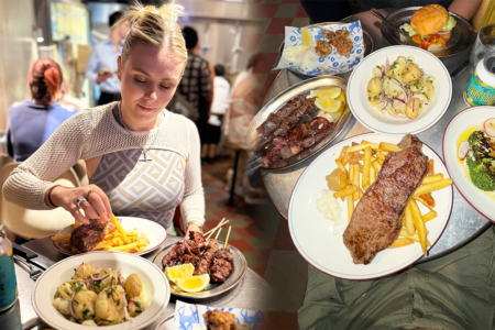 Emilia reviews a funky 1950s style restaurant which is perfect for a late night feed!