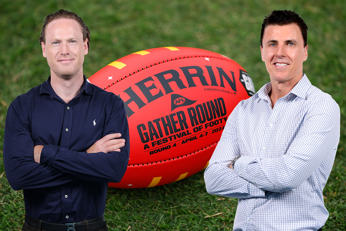 Article image for Matthew Lloyd and Sam McClure react to 2025 Gather Round fixture