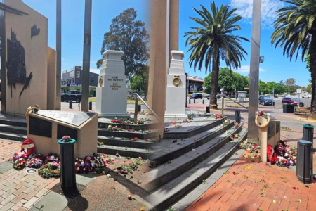 ‘Mindless vandalism’: Flowers ripped up at Remembrance Day site in Melbourne’s south-east