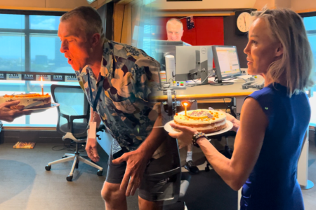 Tom Elliott gets an unexpected surprise on his birthday!