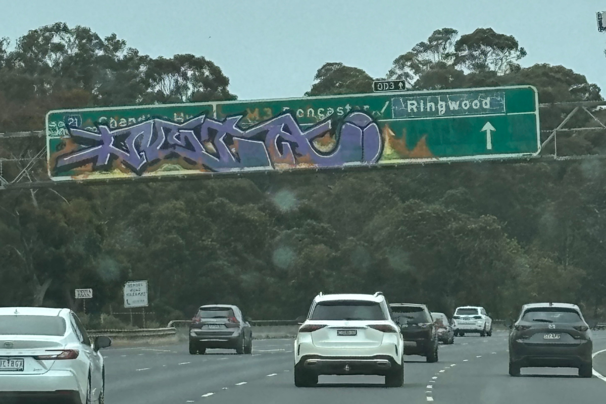 Article image for Tony Jones calls out lack of action to remove graffiti on major freeway