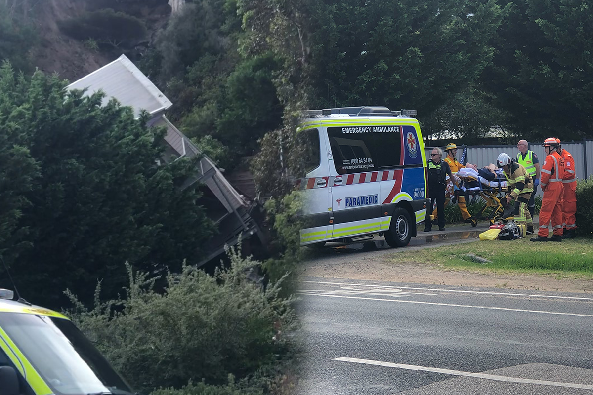 Article image for 3AW caller details ‘unbelievable’ house landslide on the Mornington Peninsula