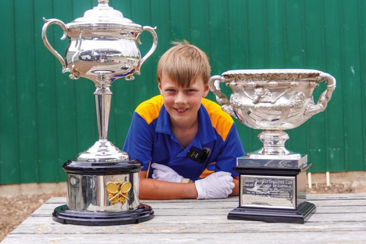 Article image for How a 10-year-old ended up landing a media gig at the Australian Open this year!