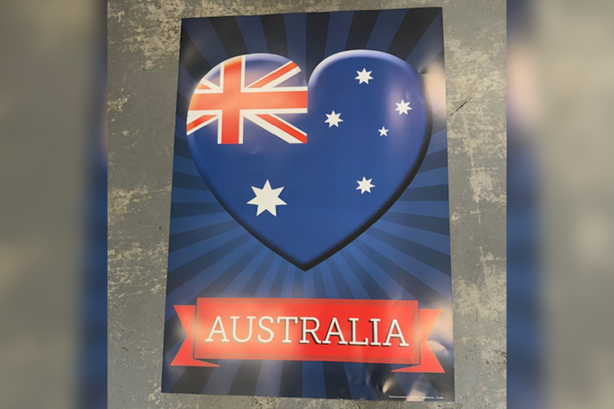 Article image for The company giving away free Australia Day posters this year!