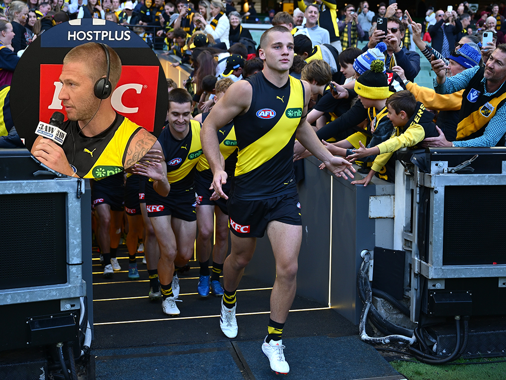 Article image for Richmond veteran gives highest praise to rising star Lalor