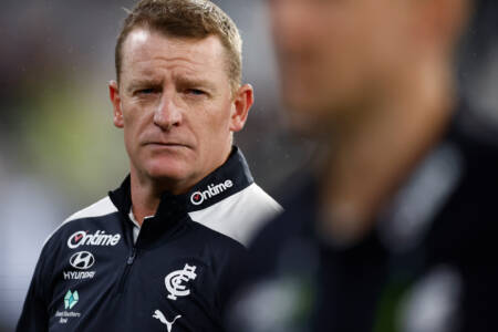 ‘Gone’: Eddie McGuire predicts Voss sacking if Carlton loses again